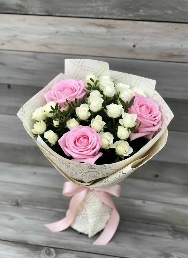 Букет цветов из: Розы в Вязовое