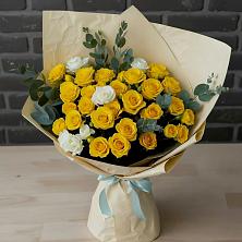Букет цветов из:  Розы в Вязовое