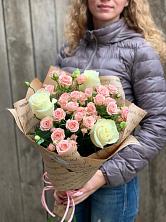 Букет цветов из:  Розы в Вязовое