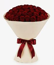 Букет 101 Бордовая роза Блэк Бакарра в Вязовое