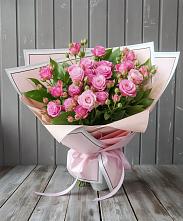 Букет Розовый кустик #REPLACE_PRED# Вязовое