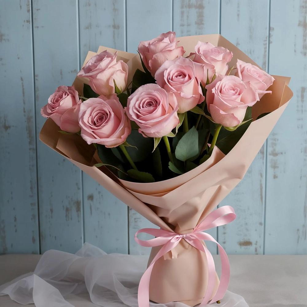 Букет цветов из: Розы в Вязовое