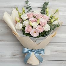 Букет цветов из:  Лизиантусы в Вязовое