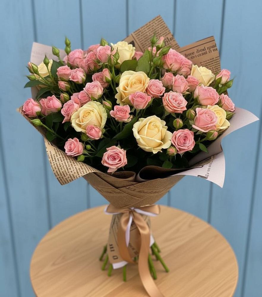 Букет цветов из: Розы в Вязовое