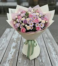 Букет цветов из:  Розы и Хризантемы #REPLACE_PRED# Вязовое