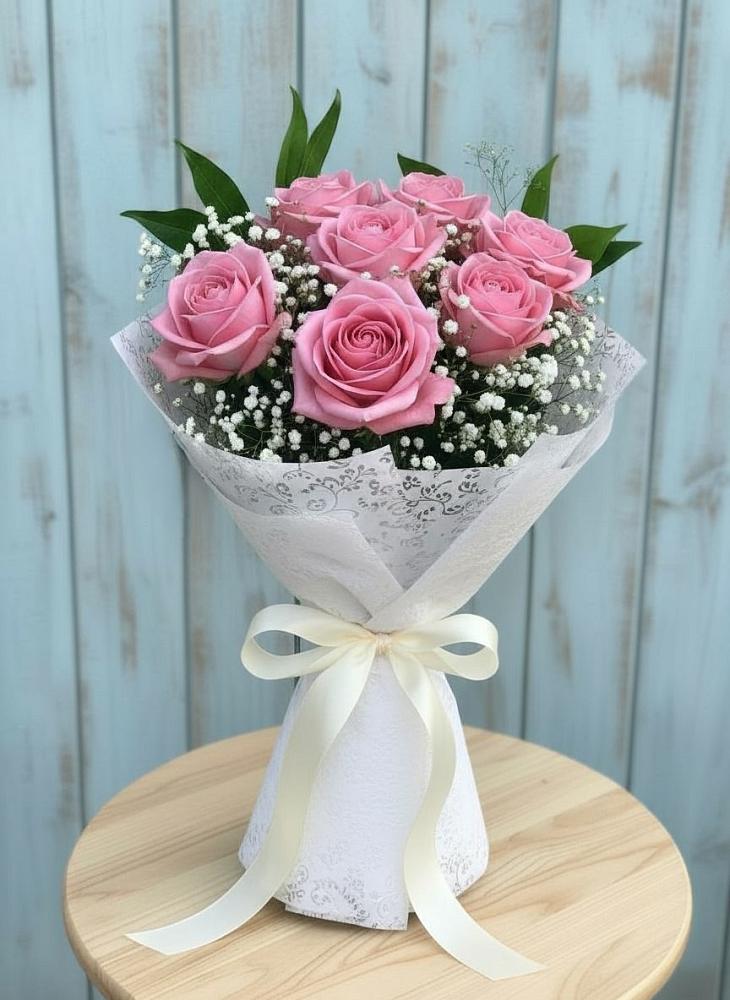Букет цветов из: Розы в Вязовое