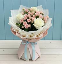 Букет цветов из:  Розы в Вязовое