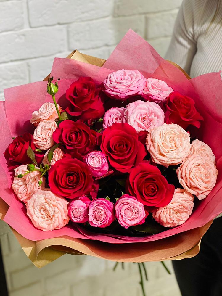 Букет цветов из: Розы в Вязовое