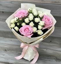 Букет цветов из:  Розы в Вязовое