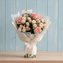 Букет цветов из:  Розы в Вязовое