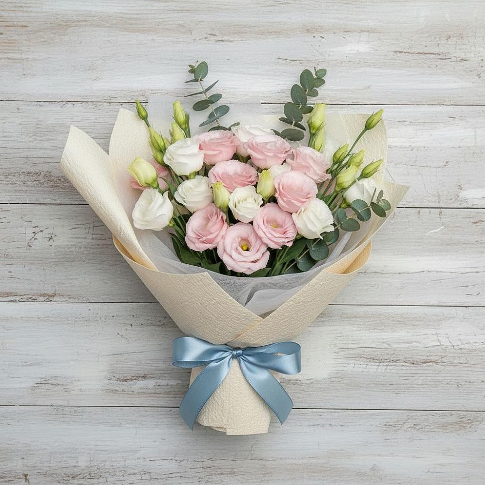 Букет цветов из: Лизиантусы в Вязовое